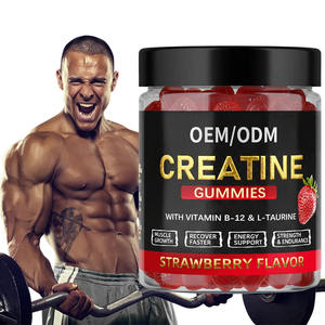 Gummies pour l'endurance musculaire, supplément à croquer infusé à la créatine monohydrate, soutien à la remise en forme, récupération après l'entraînement, stimulation énergétique - Product Image 1