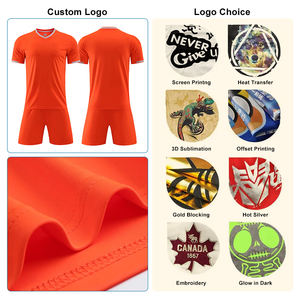 Equipación de Fútbol Personalizada de Fábrica con Logotipo y Número, Equipación de Visitante de Manga Corta, Secado Rápido y Transpirable - Product Image 4