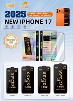 Het Is Me Og Glas Hd Esd Hoge Aluminium Stofdicht Net Anti-Statische Boog Schermbeschermer Voor Iphone 17 Air 16 Pro Max