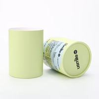Envase Cilíndrico de Cartón Ecológico de Grado Alimenticio, Tubo de Papel para Té, Embalaje de Materiales Reciclados para Café, Azúcar, Velas