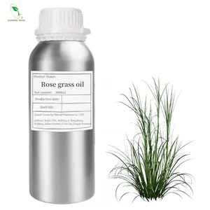 China exporter wholesale natural organic rose grass Essential oil aromatherapy essential oil in bulk