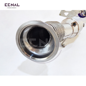Per Ferrari 296 GTB 3.0T V6 2021+ Downpipe ad Alto Flusso e Sistema di Scarico <span class=keywords><strong>in</strong></span> Titanio con Valvola Frequency Racing <span class=keywords><strong>Crescendo</strong></span> - Product Image 6