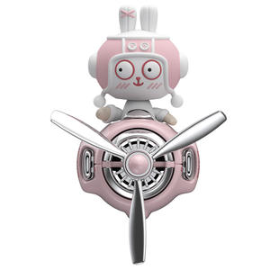 Bear <span class=keywords><strong>Pilot</strong></span> Propeller Car Perfume Auto Outlet Vent Clip Nuevo modelo Vehículo Fragancia Ambientador perfumado Hecho de plástico duradero - Product Image 5