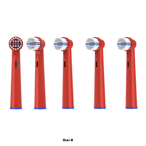 Tête de <span class=keywords><strong>brosse</strong></span> à dents électrique de remplacement OEM Dupont à poils recyclables pour enfants, compatible B O Ral - Product Image 1
