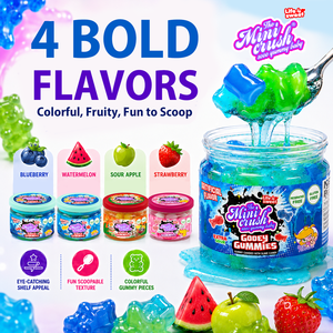 Divertente Slime Liquido Scavabile, Caramelle Gommose in Barattolo, Salsa Acida Intrattenente, Dolci Assortiti al Gusto di Frutta - Product Image 2