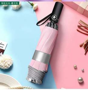 Grand parapluie de golf à ouverture automatique personnalisé de 30 pouces Parapluie de pluie avec logo Parapluie publicitaire à motif droit - Product Image 3