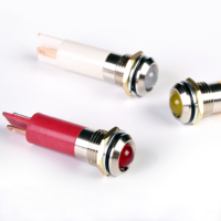 Livraison à temps bonne qualité 8mm IP67 étanche 2.4 ~ 220 AC/DC 12v LED voyants lumineux