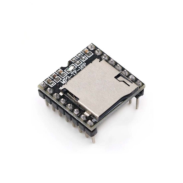 DFPlayer Mini MP3 Player Module MP3 Voice Decode Board Supporting TF Card U-Disk IO/Serial Port/AD MP3-TF-16P