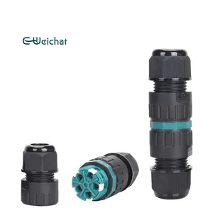 E-Weichat 2024 Quickly Install Ip68 Underground Waterproof Power Supply Screw-Free Fixed Cable Connector