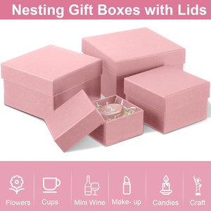 Single-Color Hot Stamping Heart-Shaped Gift <b>Box</b> Set (8pcs) - Flower <b>Box</b>, Hug Bucket & Birthday Gift <b>Box</b> - Product Image 2
