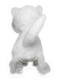 Mềm mại và mềm mại lớn mắt mèo động vật đồ chơi sang trọng Đồ chơi sang trọng điện tử màu trắng lớn nhồi bông mèo - Product Image 4