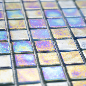 Piastrella in Vetro Mosaico Acquaris Sahe 30x30 Cm Finitura Iridescente per Decorazione Pareti e Pavimenti - Product Image 6