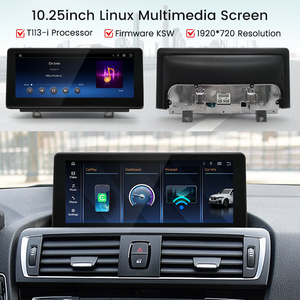 HFmidia 2026 ระบบลินุกซ์ใหม่ 10.25 นิ้ว หน้าจอบาง สำหรับ BMW ซีรีส์ 1 F20 F21 เครื่องเล่นวิดีโอในรถยนต์แบบไร้สาย CarPlay - Product Image 5