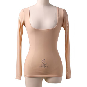 Hauts de <span class=keywords><strong>danse</strong></span> du ventre pour femmes à manches longues en maille transparente - Product Image 1