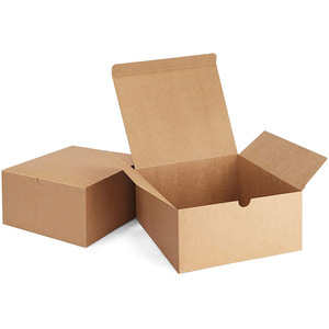 wholesale kraft foldable packaging gift paper boxes