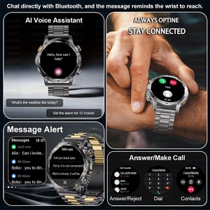 Reloj inteligente T-Rex 3 GPS para exteriores para hombre, pantalla HD de 1,75 pulgadas, batería de 1000mAh, linterna LED, resistente al agua 3ATM, reloj deportivo con llamadas Bluetooth HD - Product Image 3