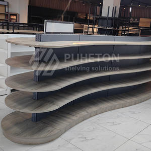 Tùy chỉnh ánh sáng nhiệm vụ kim loại Gondola Kệ siêu thị giá trong các kích cỡ khác nhau - Product Image 6