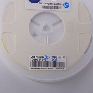 Manufacturer Direct RR381608 0603L0000FT 0603 1608 Resistors Chip Resistors SMD Resistors 0ohm 1% 1/10W Thick Film Resistor - Product Image 1