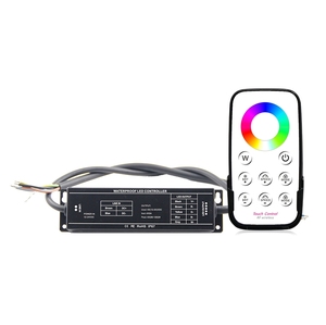 DC12V-24V 5A T4 + R4-WP không thấm nước điện áp không đổi RGB RGBW điều khiển với RF cảm ứng điều khiển từ xa không dây - Product Image 1