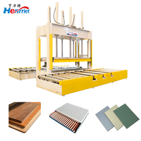 Presse hydraulique à froid robuste de grande taille avec arbre à rouleaux pour panneaux sandwich en laine de roche, panneaux de porte en bois massif et panneaux médicaux Clean Board
