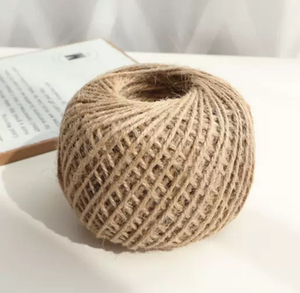 Nhà Máy Trực Tiếp Cung Cấp 1Mm 2Mm 3Mm Thân Thiện Với Môi Phân Hủy Sinh Học Tự Nhiên Sợi Đay Sợi Dây Thừng Sợi Dây Thừng Cho Hàng Thủ Công DIY Dự Án Gói Quà Tặng - Product Image 2