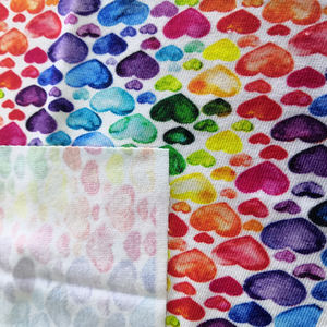 شكل قلب مخصص مطبوعة الخيزران نسيج قطن لدن لعيد الحب - Product Image 5