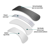 Bandes nasales Byphane anti-ronflement, aides au sommeil, amélioration de la respiration, 60 mm * 20 mm, tissu en acétate