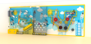 知的インタラクティブゲームウォールリベット屋内学習センターサイエンスクエストを魅了する独占販売 - Product Image 2