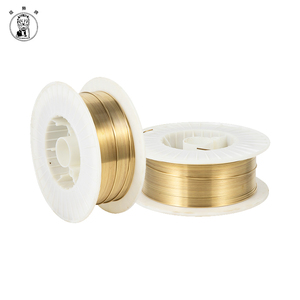 Fil de soudage à gaz à faible point de fusion HS221 RBCuZn-<span class=keywords><strong>A</strong></span> pour la fabrication artisanale, le brasage du fer à <span class=keywords><strong>souder</strong></span> et des pointes en carbure, et la tige de brasage en laiton - Vente en gros usine - Product Image 1
