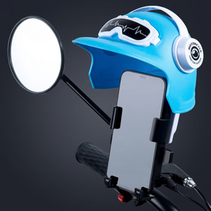 Support de téléphone pour moto, réglable en hauteur, fixation coulissante, compatible avec les casques de moto, montage universel pour voiture - Product Image 1