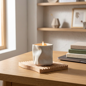 Vela Aromática LANJO en Frasco de Arcilla con Etiquetas Personalizadas, Hecha a Mano con Cera de Soya, Ecológica, No Tóxica, para Decoración del Hogar y Relajación - Product Image 6