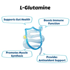 L-Glutamina Pura en Polvo, Grado Alimenticio, Suplemento para la Salud Intestinal, Polvo de L-Glutamina - Product Image 4