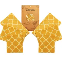 Reusable Beeswax Wraps, Bread Storage, Snack, Eco Assorted