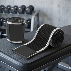 Bandes de Protection pour les Coudes en Coton Élastique pour l'Haltérophilie, l'Entraînement aux Soulevés de Terre, la Musculation, la Sécurité, le Powerlifting, Unisexe - Product Image 2
