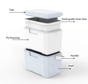 Glacière Isotherme Portable et Boîte Thermique pour Camping, Pique-nique, <span class=keywords><strong>Conservation</strong></span> Alimentaire, Mini Glacière Extérieure - Product Image 4