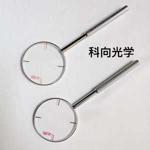 ऑप्टिकल उपकरण सहायक क्रॉस सिलेंडर लेंस प्लस माइनस 25 डिग्री प्लस माइनस 50 डिग्री और माइनस 50 डिग्री धातु हाथ क्रॉस सिलेंडर लेंस - Product Image 3