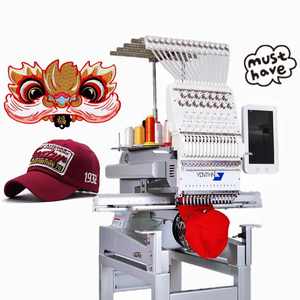 เครื่องปักคอมพิวเตอร์อุตสาหกรรมยี่ห้อ Yonthin รุ่น Small Multiple Functions สำหรับปักหมวกและเสื้อผ้า แบบหัวเดียว 15 เข็ม - Product Image 1