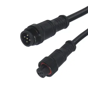 Conector de cable impermeable para bicicleta eléctrica, 2, 3, 4, 5, 6 pines, macho, hembra, IP65