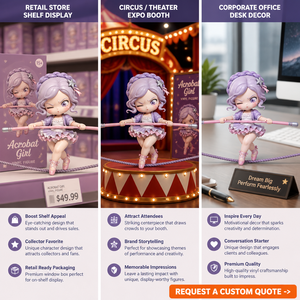 Figura <span class=keywords><strong>de</strong></span> Vinilo Personalizada <span class=keywords><strong>de</strong></span> Bailarina <span class=keywords><strong>de</strong></span> la Cuerda <span class=keywords><strong>de</strong></span> Hilo, OEM/ODM, Juguete Coleccionable <span class=keywords><strong>de</strong></span> Acrobata <span class=keywords><strong>de</strong></span> <span class=keywords><strong>Circo</strong></span>, Directo <span class=keywords><strong>de</strong></span> Fábrica - Product Image 5