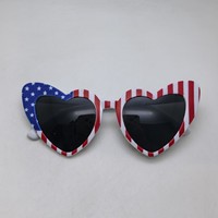 Lunettes de soleil décoratives amusantes en forme d'étoile pour le Jour de l'Indépendance des États-Unis, pour hommes et femmes, lunettes de soleil haut de gamme pour les fêtes