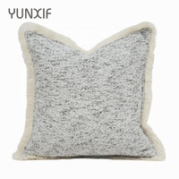 Nouveauté : Housses de coussin de style nordique, décoration intérieure, housse de coussin carrée de luxe pour ferme