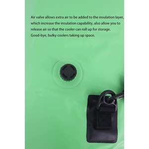 Sac isotherme Yatu imperméable en HDPE, 20L, grande capacité, pliable, avec fermeture éclair, pour pique-nique et utilisation en extérieur - Product Image 4