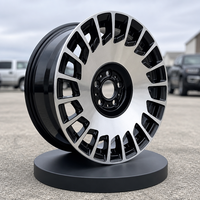 Jantes en alliage d'aluminium forgé EV 6061-T6, 18-22 pouces, noir brillant, aérodynamique turbofan, faible dragage, haute pression 12000T, garantie 5 ans