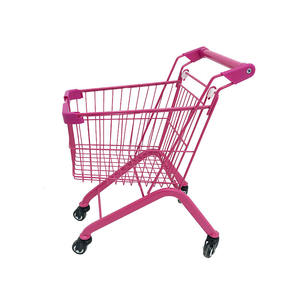 Supermarkt Winkelcentrum Kinderwinkelwagentje Kinderen Metalen Karretje voor Klauwautomaat - Product Image 2