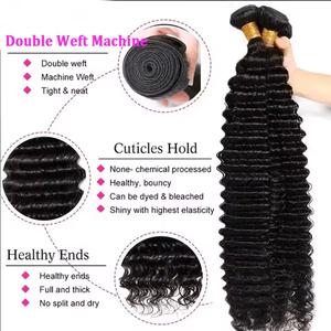 Lot de Cheveux Humains Ondulés Profonds de 8 à 30 Pouces en Gros – Offre Spéciale Cheveux Brésiliens Afro Jerry Bouclés Naturels Vierges – Extensions de Cheveux à Tisser - Product Image 3