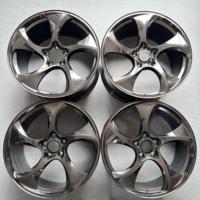 Jantes en alliage forgé personnalisées 1PC/2PC Noir brillant Turbofan 18 19 20 21 22 pouces 5x112 5x130 pour Porsche Macan Cayenne 911 718