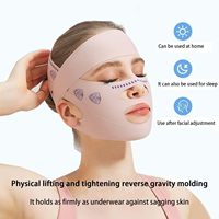 Sangle d'exercice pour la mâchoire, sangle amincissante pour le visage, sangle pour le menton pour dormir, masque amincissant pour le visage, sangle pour le menton, ceinture amincissante pour le visage en forme de V