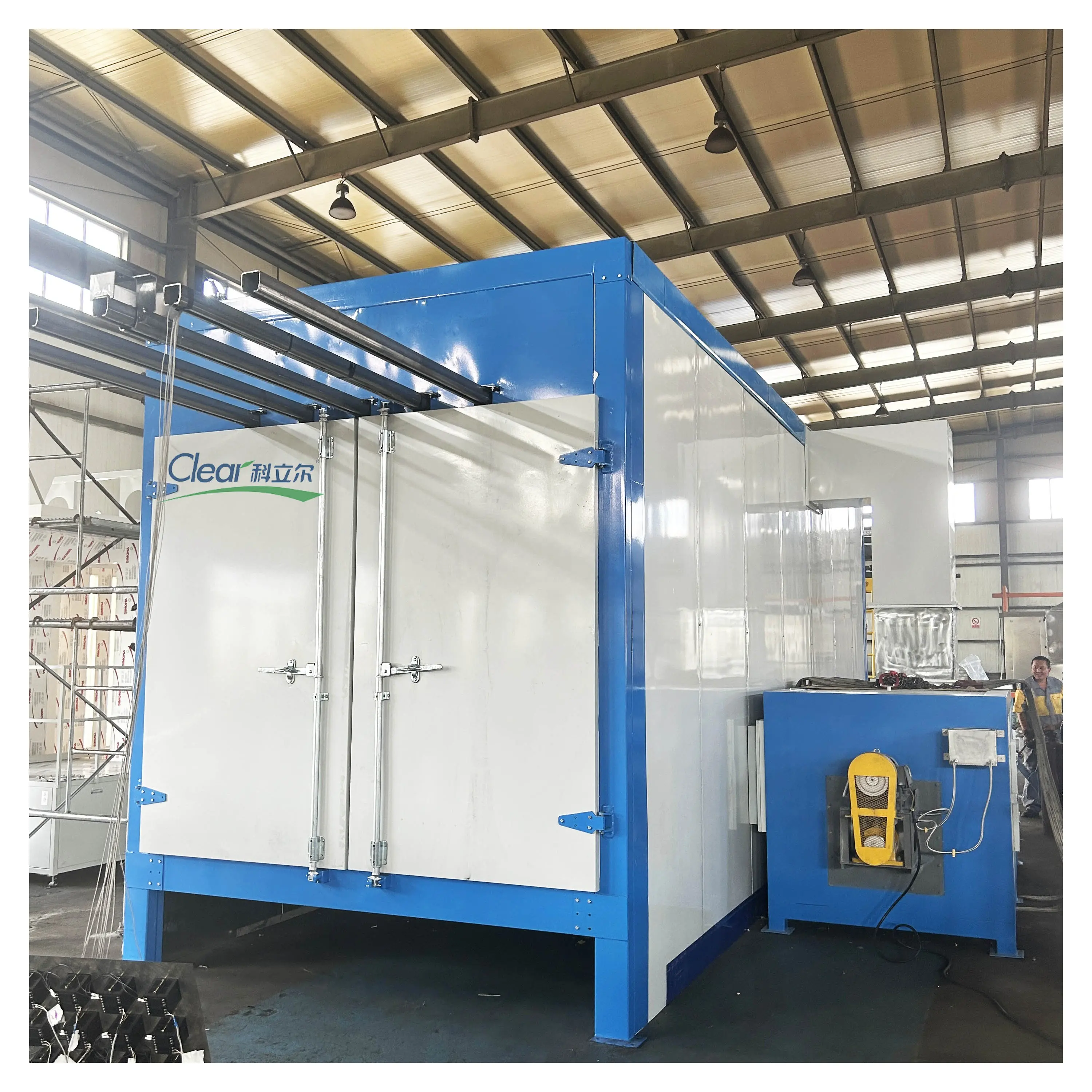 Manual / Automatic large electrostatic powder coating oven for sale