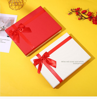 Boîte en carton blanc épais personnalisée, réutilisable, vide, pour emballage cadeau