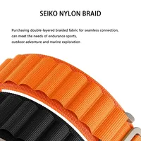Bracelet Boucle Alpine 20mm 22mm pour Samsung Galaxy Watch 7 4 5 6 Classic 5Pro Active S3 Nylon Bracelet Amazfit Huawei Watch GT4 Band